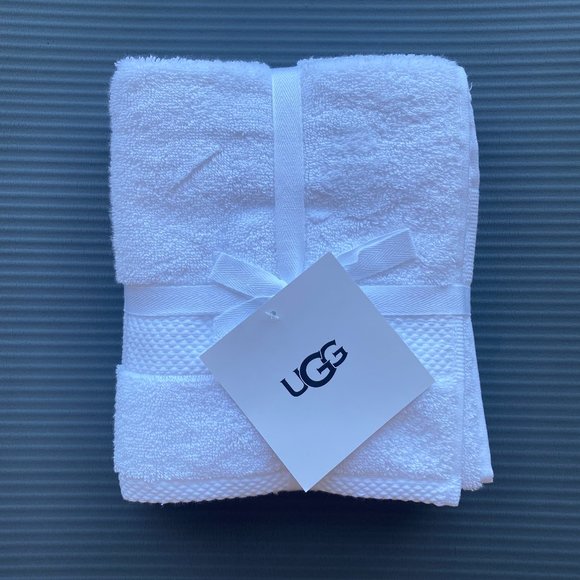 UGG Bath Ugg Hand Towels 2 Piece Set Cotton Nwt Ugg Towels Ugg